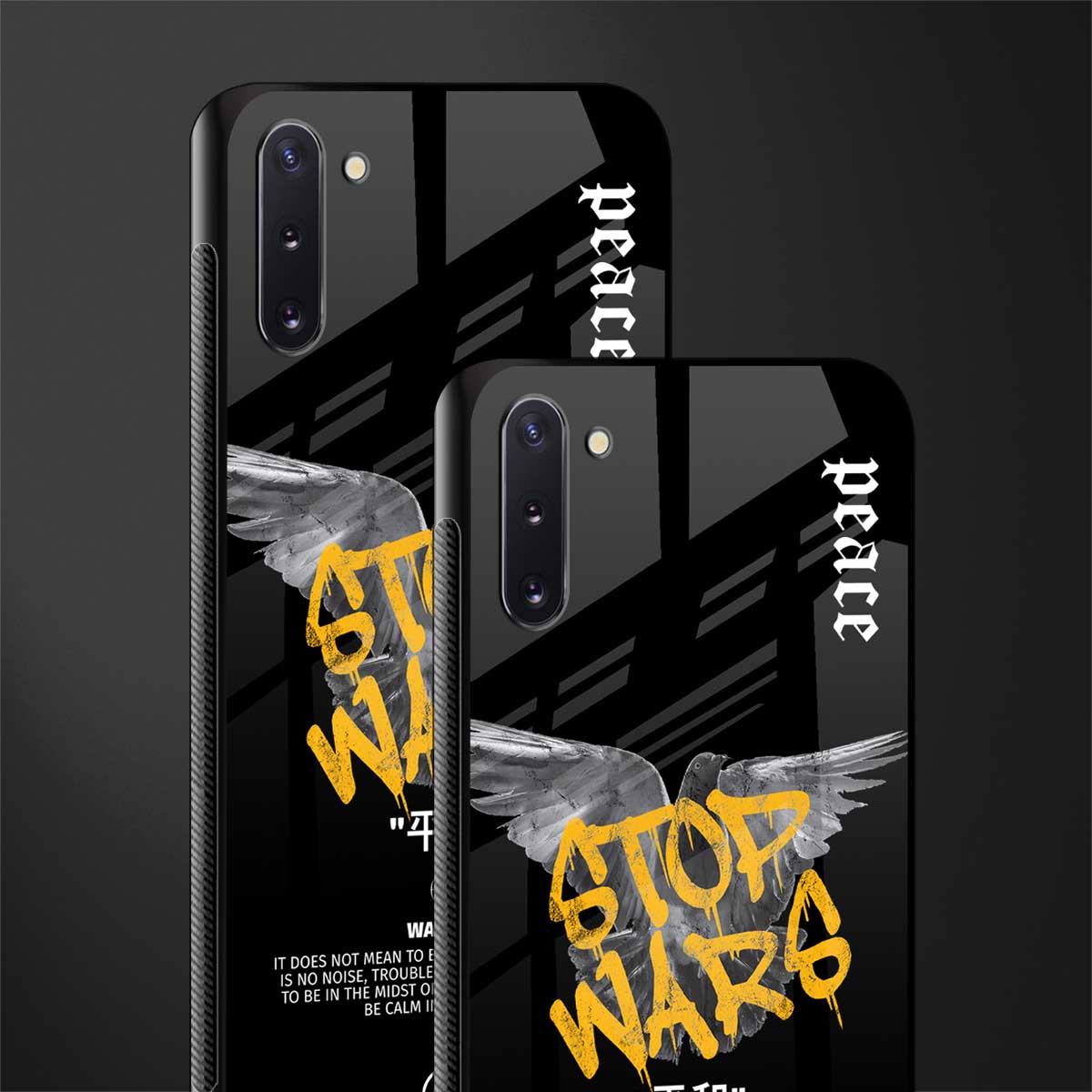 stop wars glass case for samsung galaxy note 10 image-2