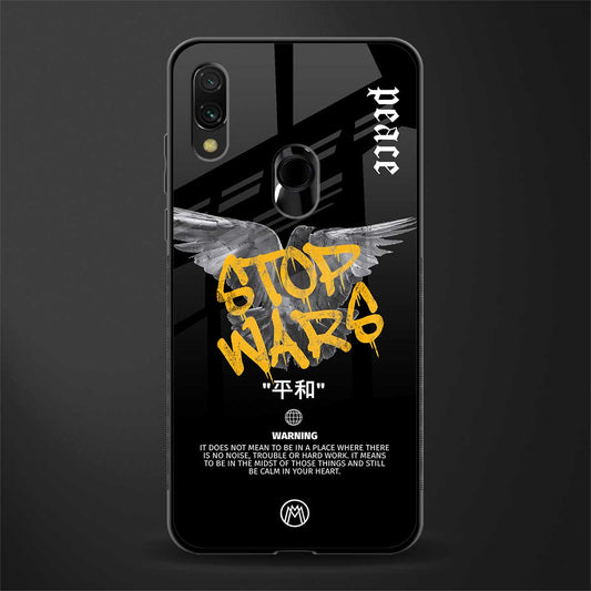 stop wars glass case for redmi note 7 image