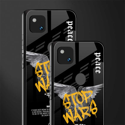 stop wars back phone cover | glass case for google pixel 4a 4g