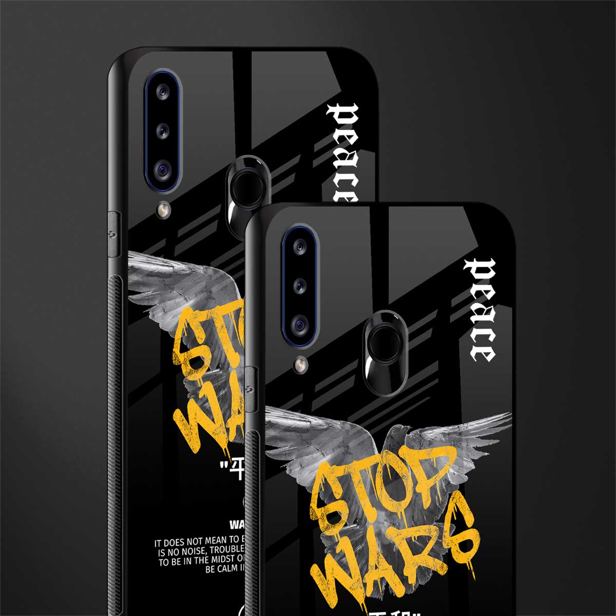 stop wars glass case for samsung galaxy a20s image-2