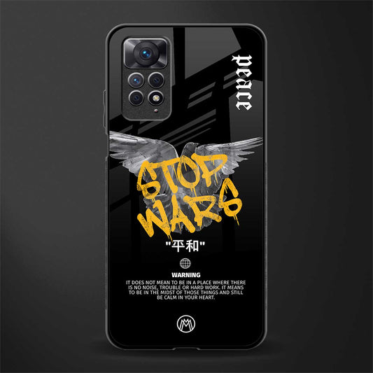 stop wars glass case for redmi note 11 image