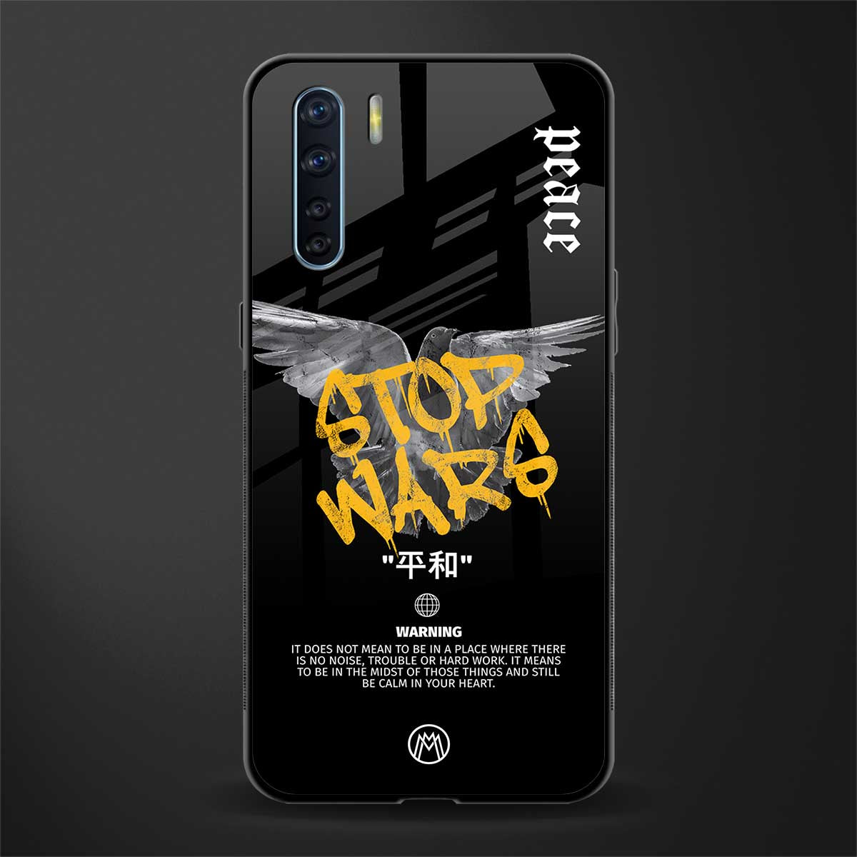 stop wars glass case for oppo f15 image