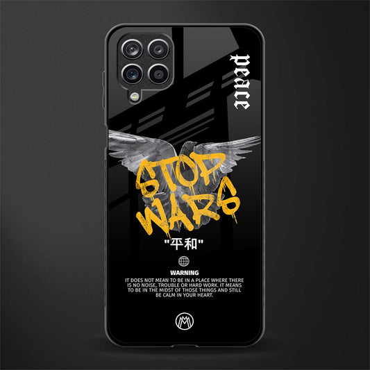 stop wars glass case for samsung galaxy m12 image