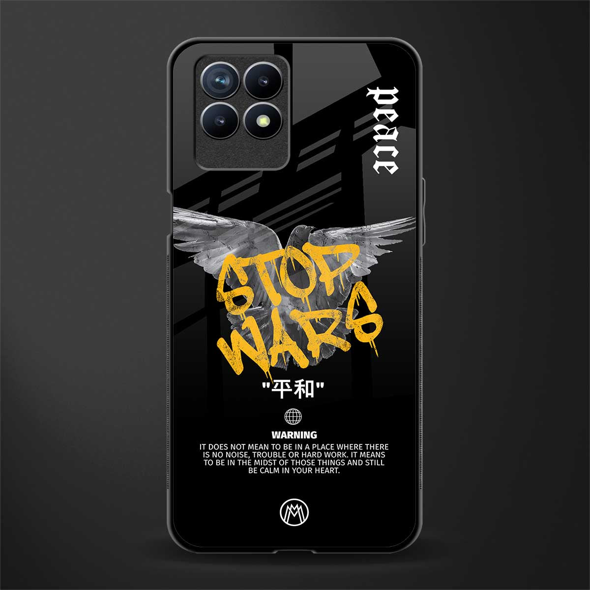 stop wars glass case for realme 8i image
