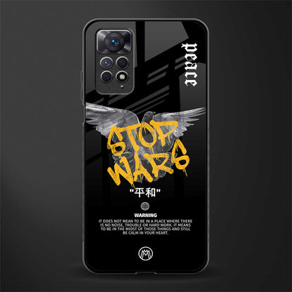 stop wars back phone cover | glass case for redmi note 11 pro plus 4g/5g