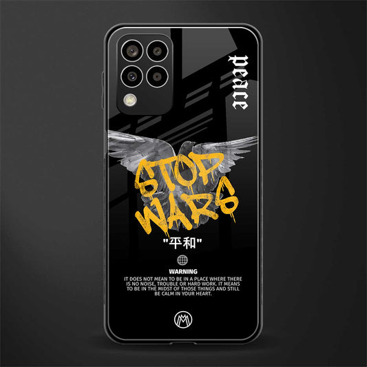stop wars back phone cover | glass case for samsung galaxy m33 5g