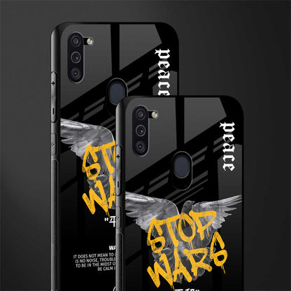 stop wars glass case for samsung galaxy m11 image-2