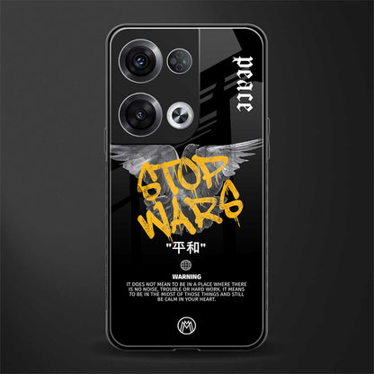 stop wars back phone cover | glass case for oppo reno 8