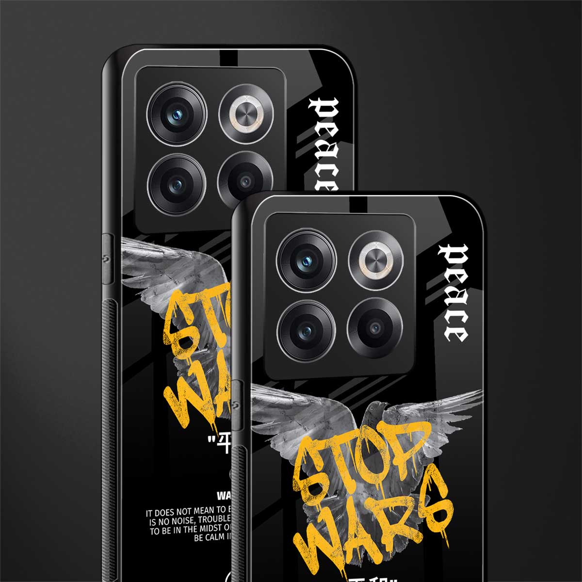 stop wars back phone cover | glass case for oneplus 10t