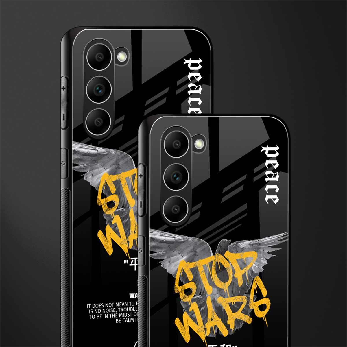 Stop-Wars-Glass-Case for phone case | glass case for samsung galaxy s23 plus