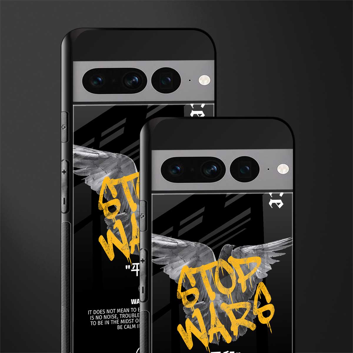 stop wars back phone cover | glass case for google pixel 7 pro