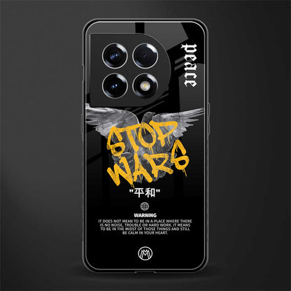 stop wars back phone cover | glass case for oneplus 11