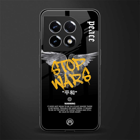 stop wars back phone cover | glass case for oneplus 11