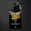 stop wars back phone cover | glass case for samsung galaxy a54 5g