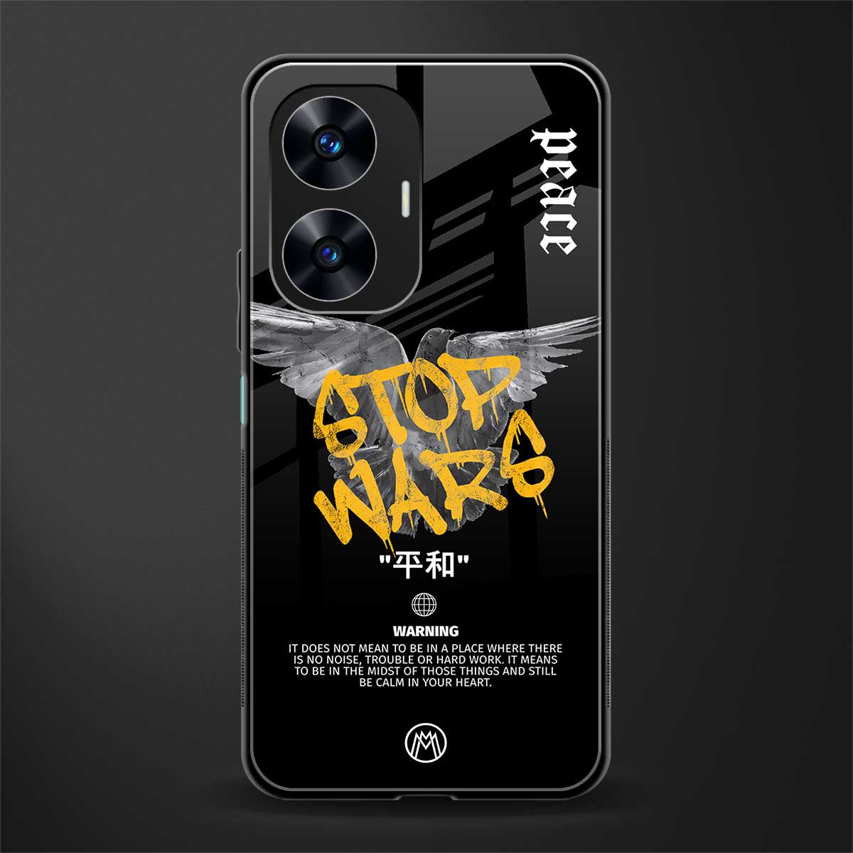 stop wars back phone cover | glass case for realme c55