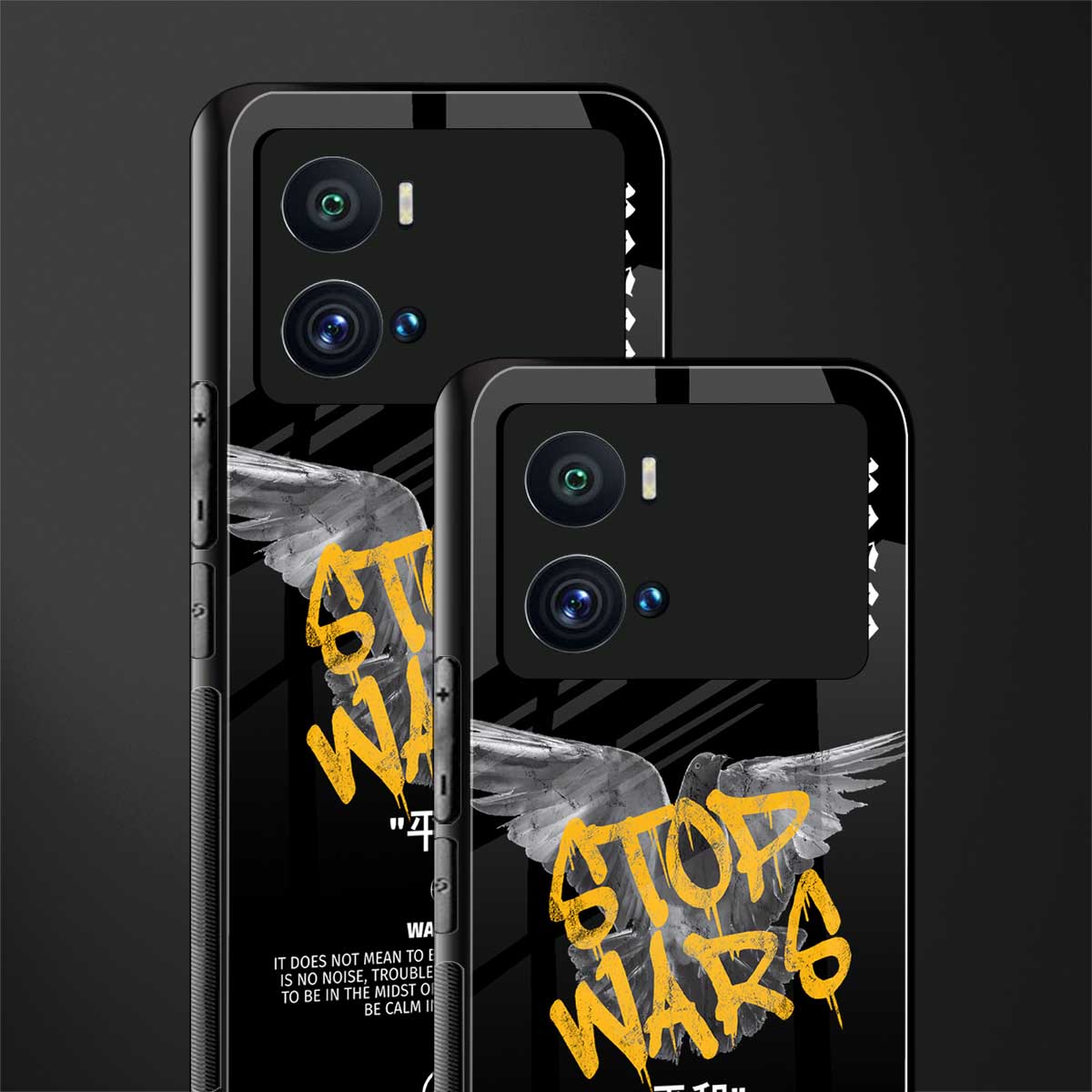 stop wars back phone cover | glass case for iQOO 9 Pro