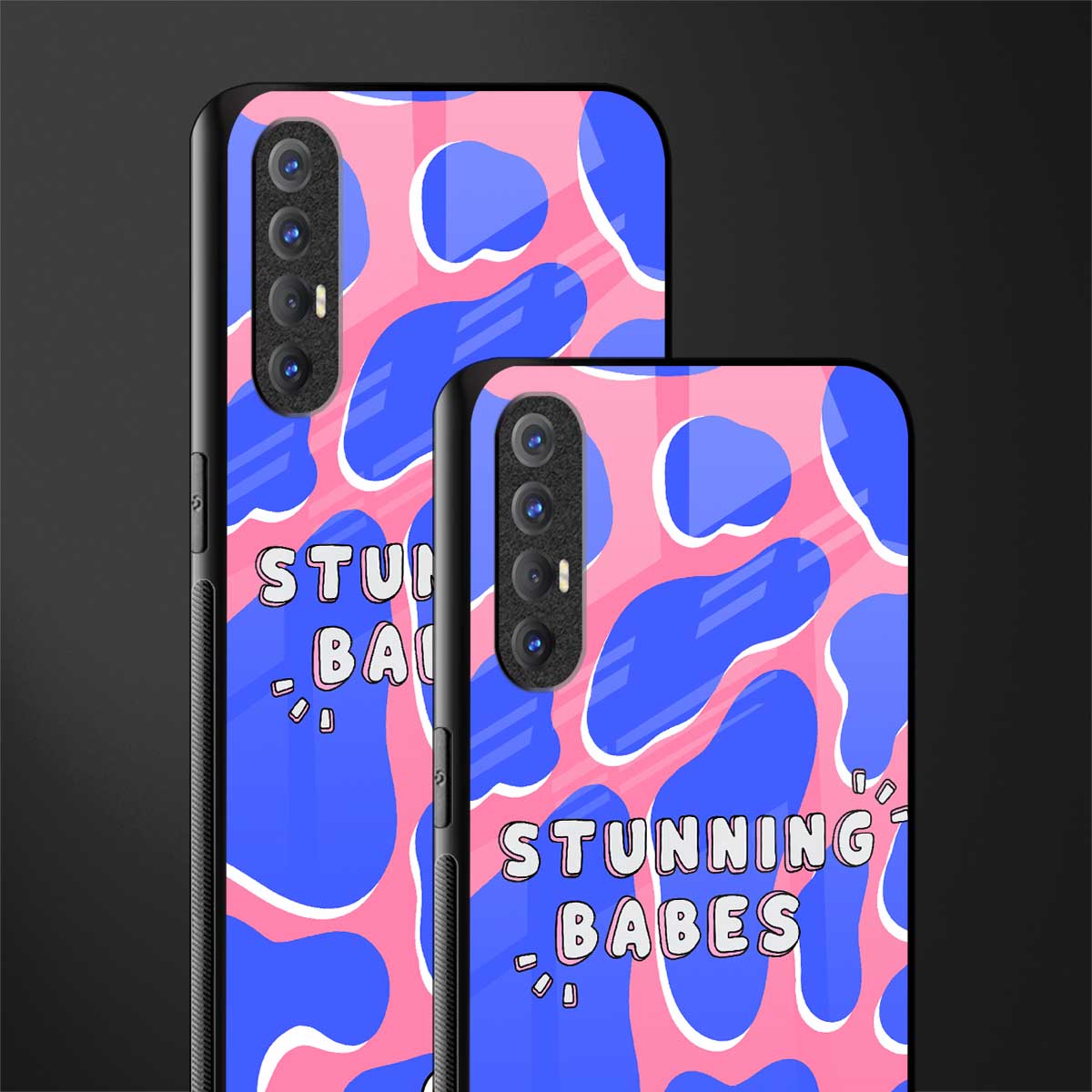 stunning babes glass case for oppo reno 3 pro image-2