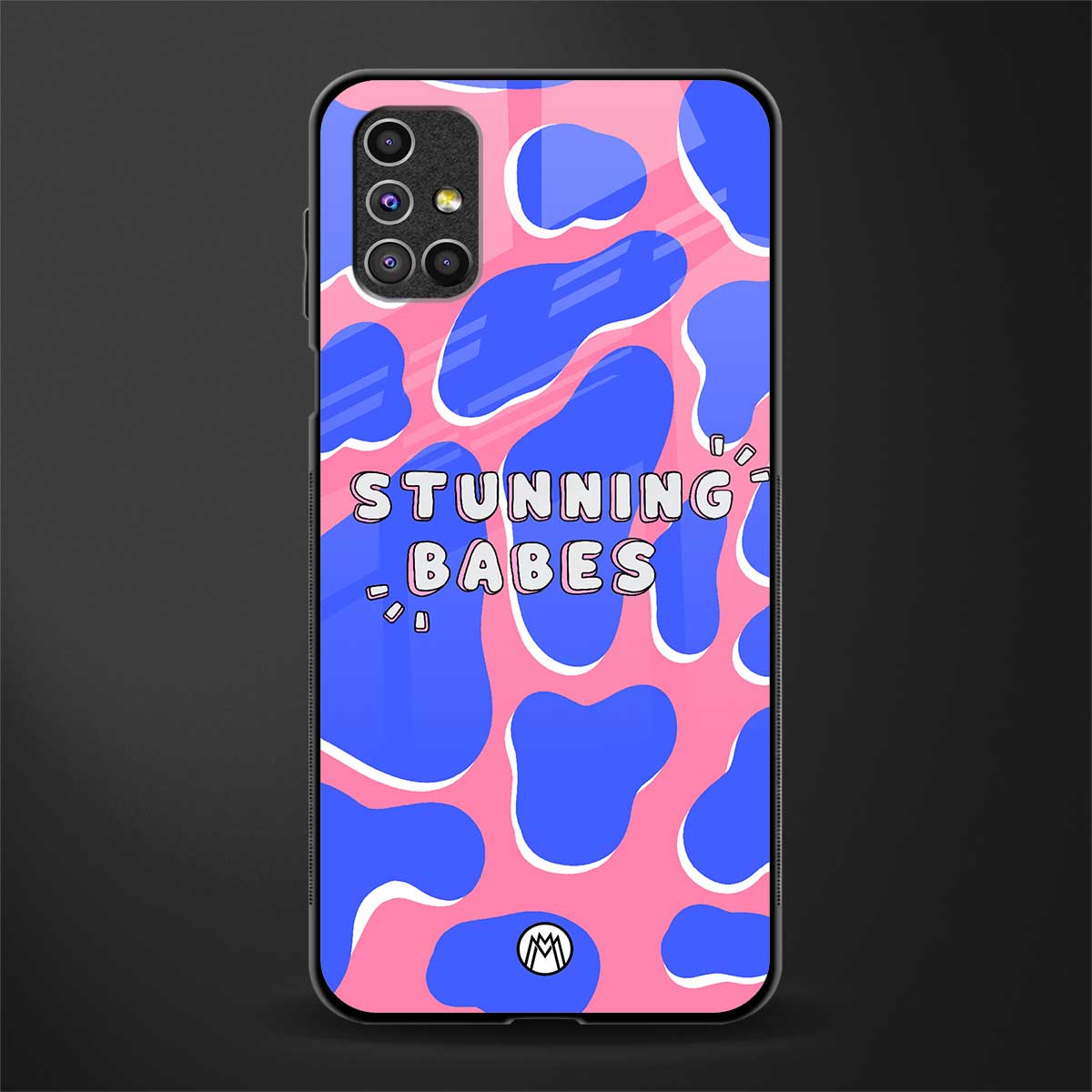 stunning babes glass case for samsung galaxy m31s image