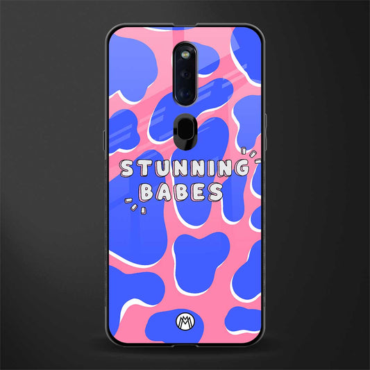 stunning babes glass case for oppo f11 pro image