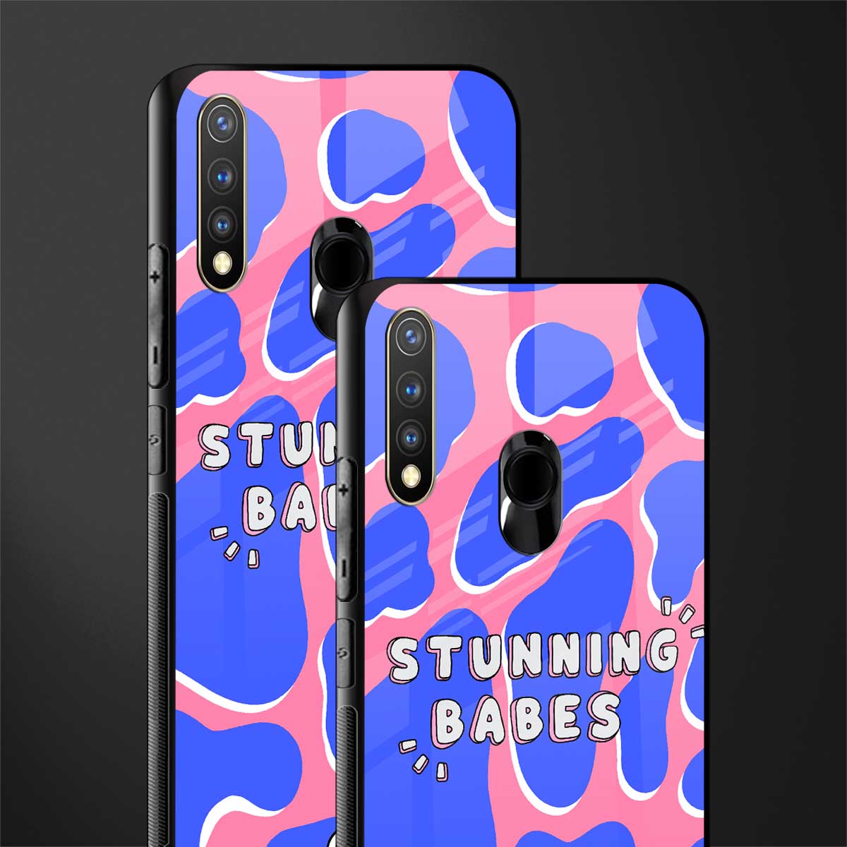 stunning babes glass case for vivo u20 image-2