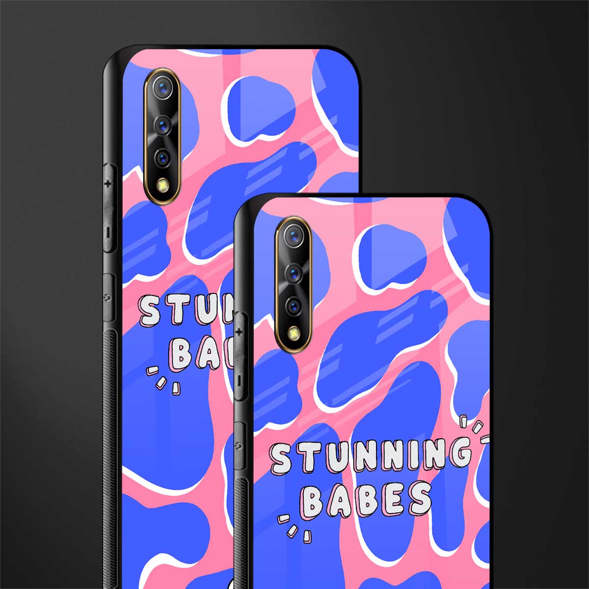 stunning babes glass case for vivo z1x image-2