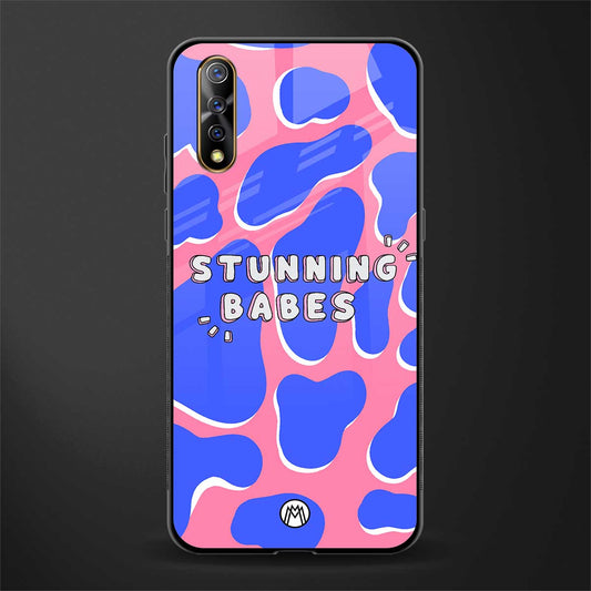 stunning babes glass case for vivo s1 image