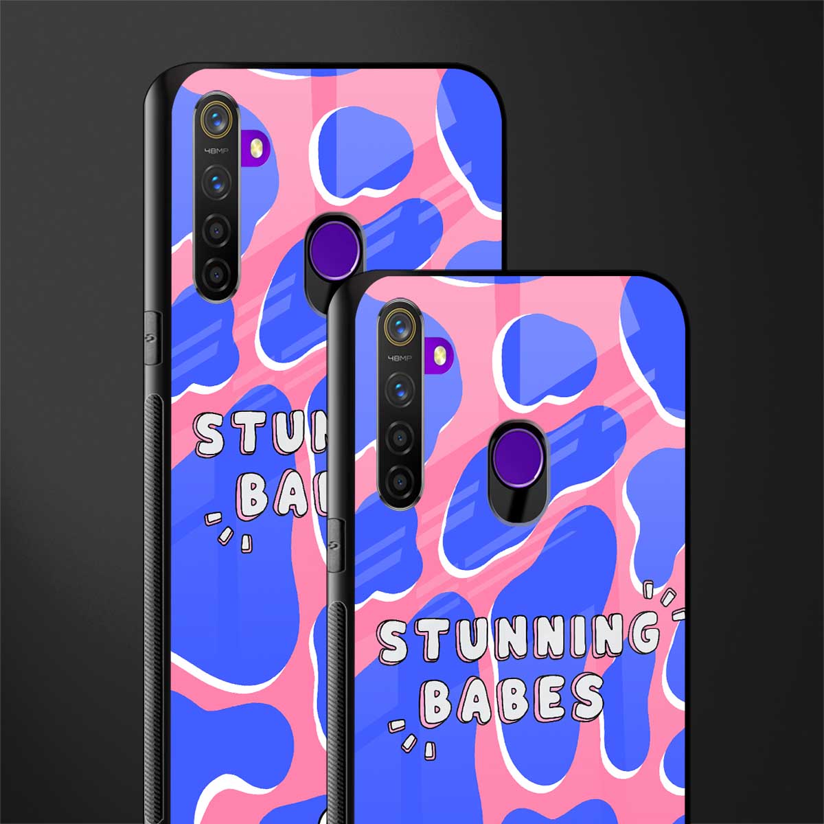stunning babes glass case for realme 5 image-2