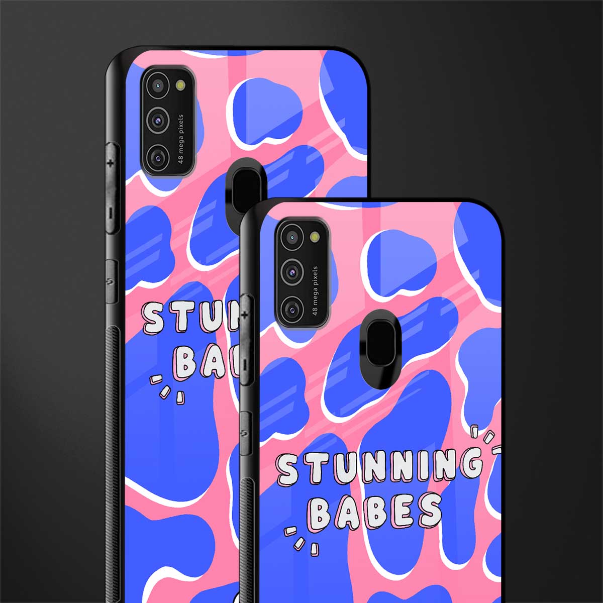 stunning babes glass case for samsung galaxy m21 image-2