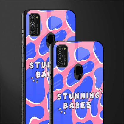 stunning babes glass case for samsung galaxy m21 image-2
