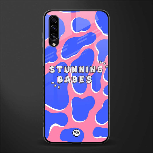 stunning babes glass case for samsung galaxy a70 image