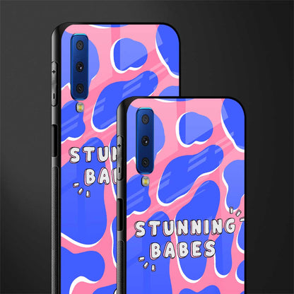 stunning babes glass case for samsung galaxy a7 2018 image-2