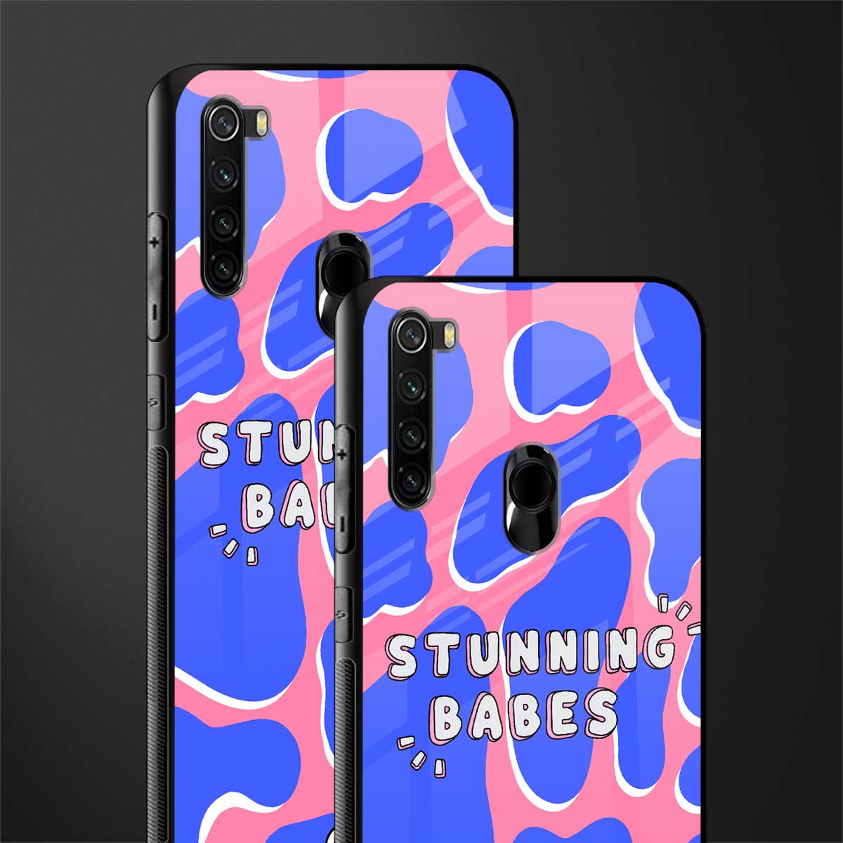 stunning babes glass case for redmi note 8 image-2