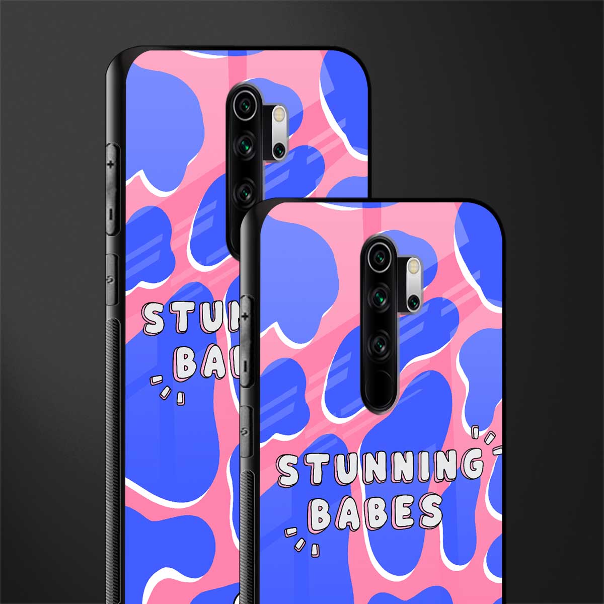 stunning babes glass case for redmi note 8 pro image-2