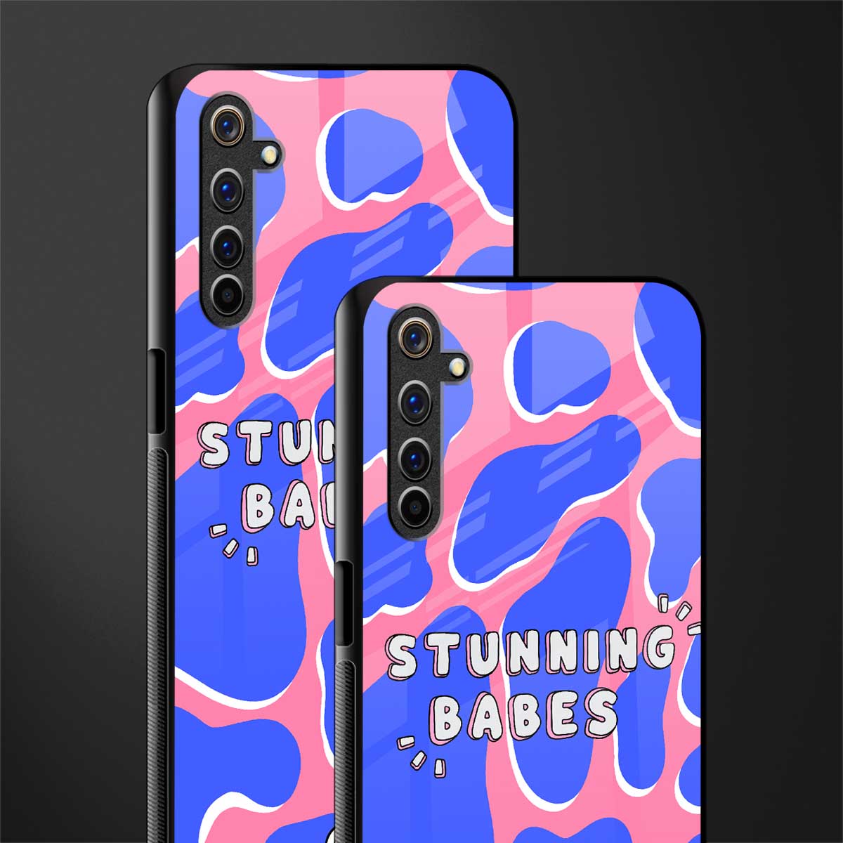 stunning babes glass case for realme 6i image-2