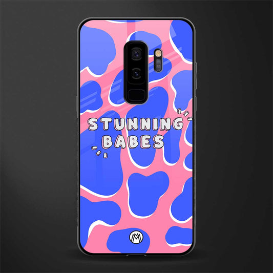 stunning babes glass case for samsung galaxy s9 plus image