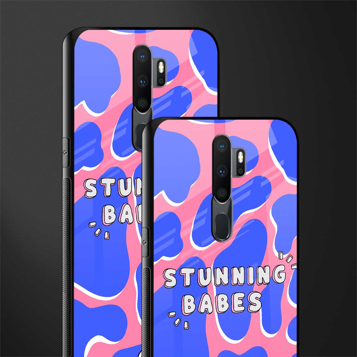 stunning babes glass case for oppo a5 2020 image-2