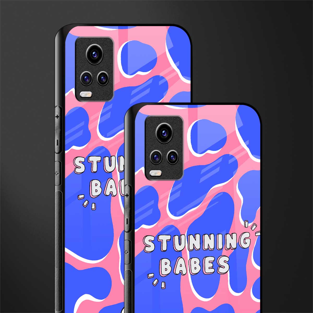 stunning babes back phone cover | glass case for vivo y73