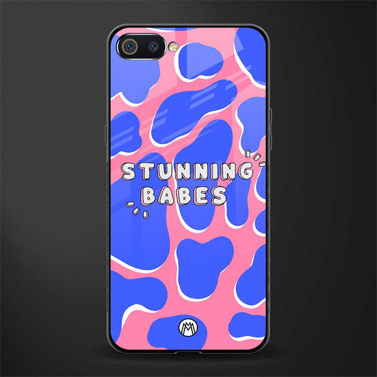 stunning babes glass case for realme c2 image