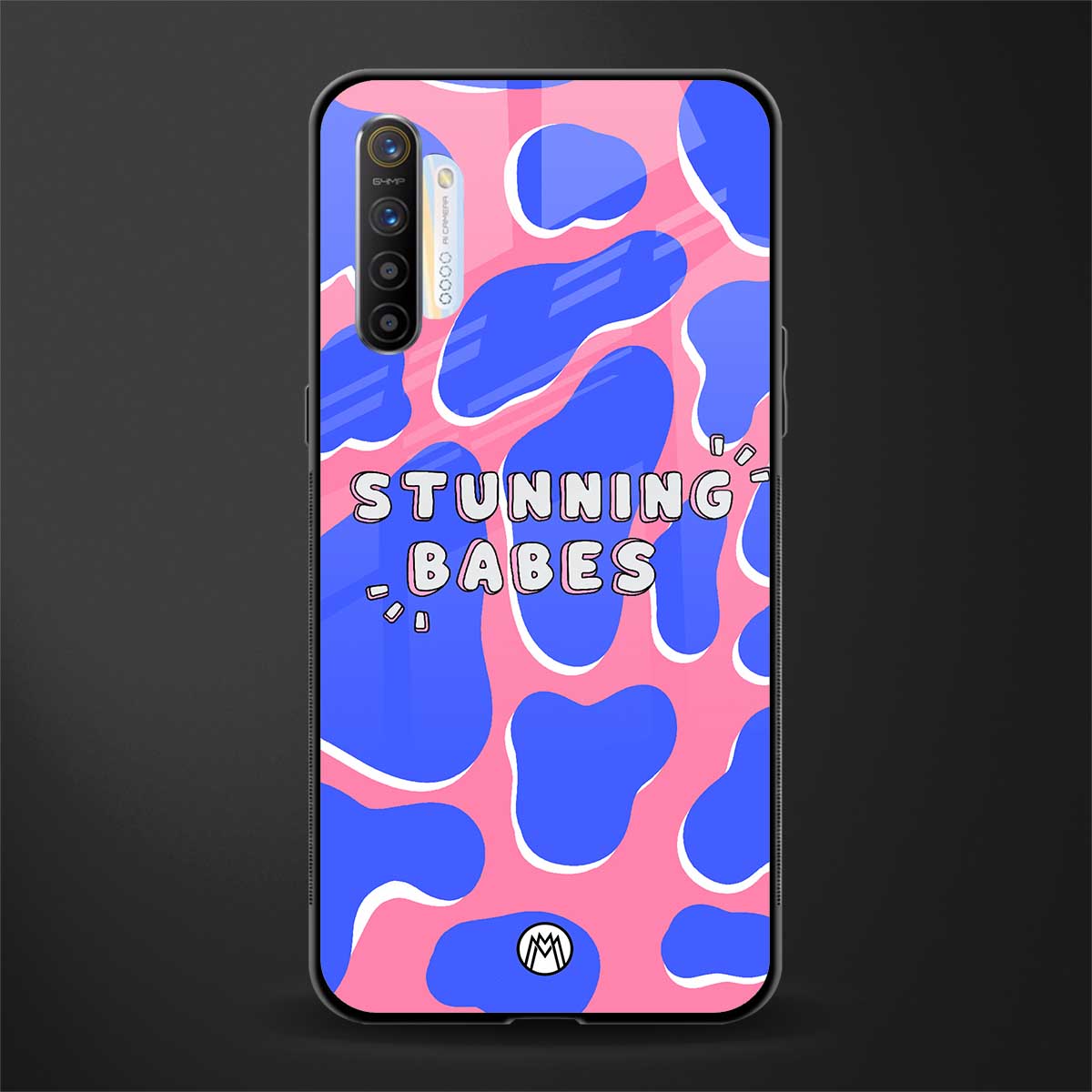 stunning babes glass case for realme x2 image