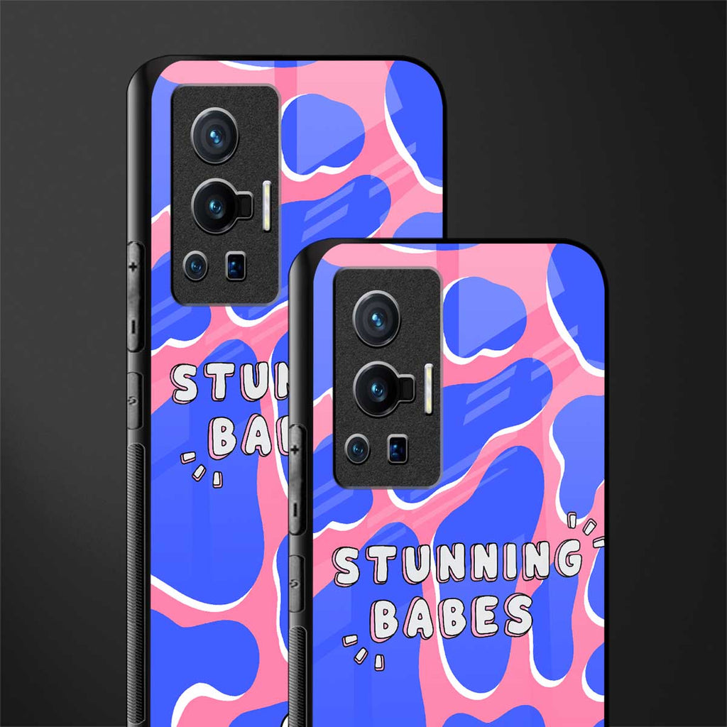 stunning babes glass case for vivo x70 pro image-2