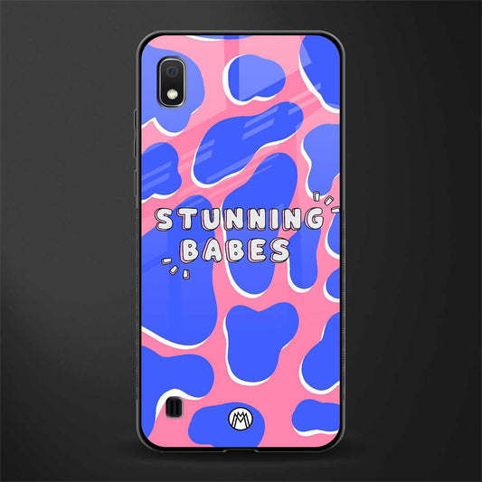 stunning babes glass case for samsung galaxy a10 image
