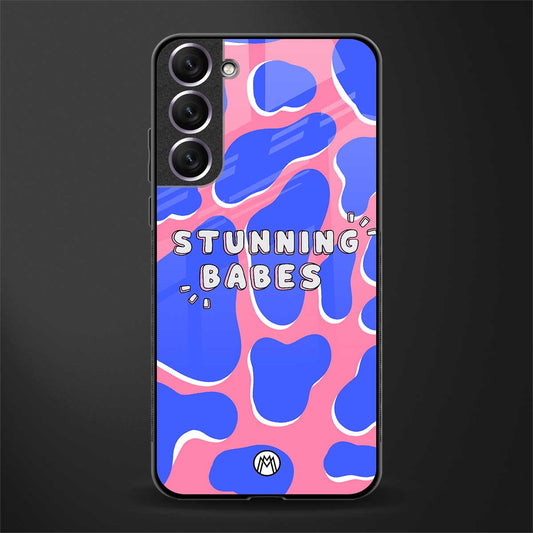 stunning babes glass case for samsung galaxy s21 image