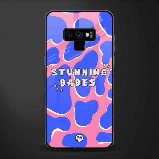 stunning babes glass case for samsung galaxy note 9 image