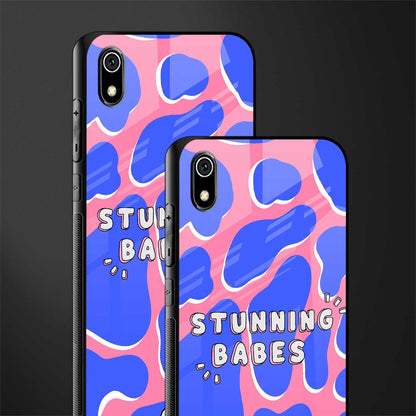 stunning babes glass case for redmi 7a image-2