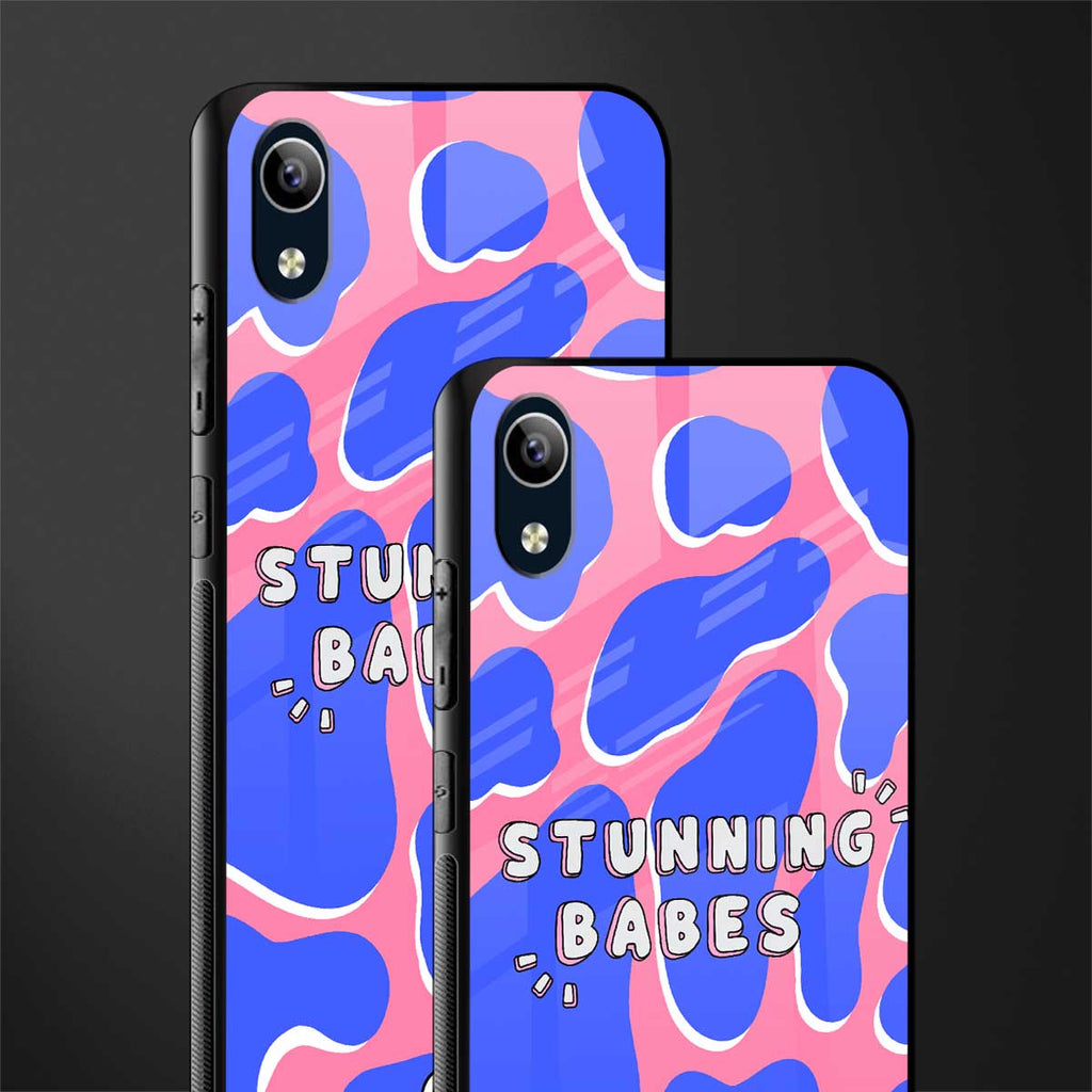 stunning babes glass case for vivo y91i image-2