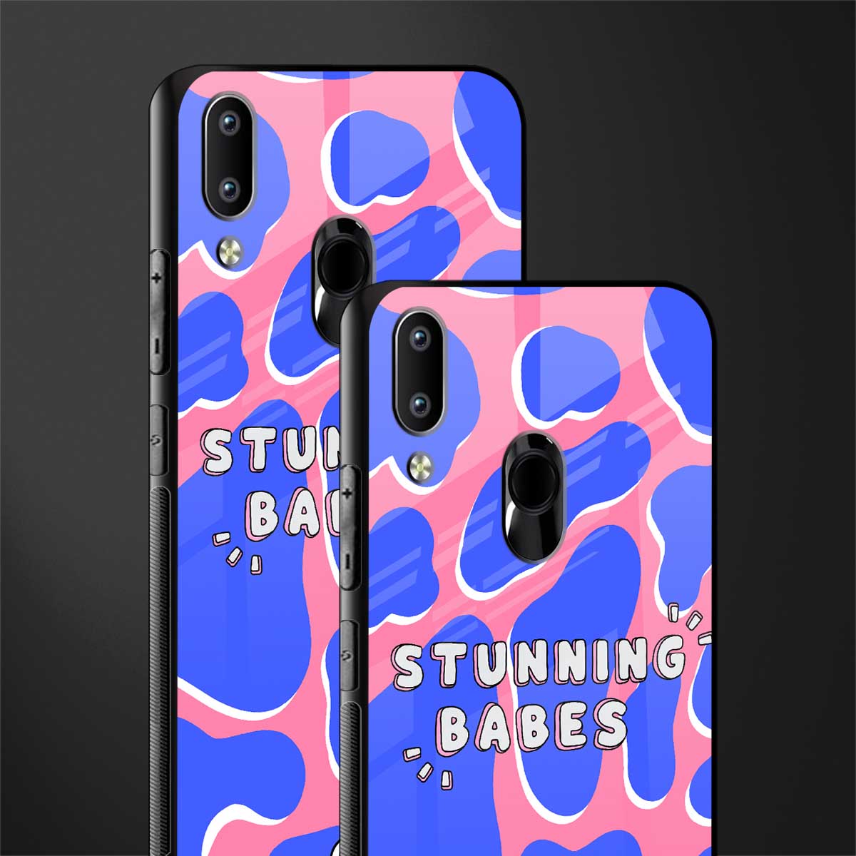 stunning babes glass case for vivo y91 image-2