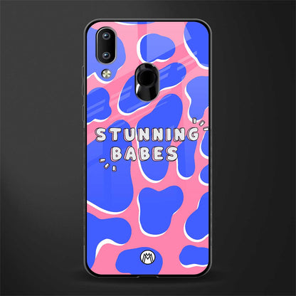 stunning babes glass case for vivo y95 image