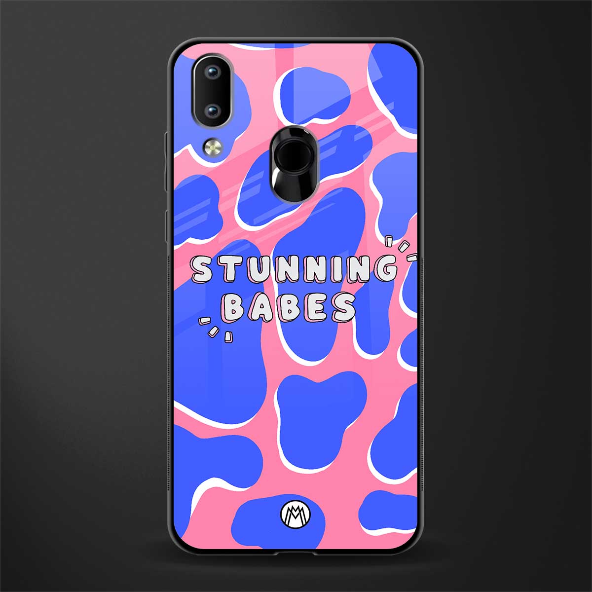 stunning babes glass case for vivo y91 image