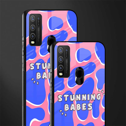 stunning babes glass case for vivo y50 image-2