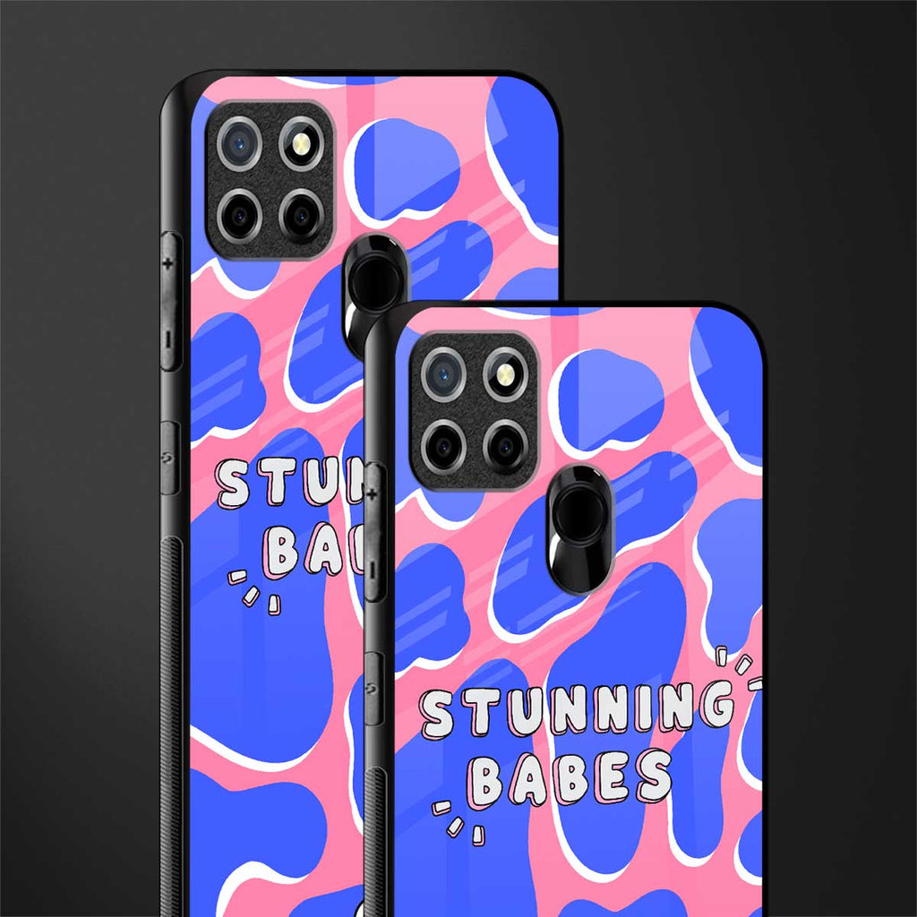 stunning babes glass case for realme narzo 30a image-2